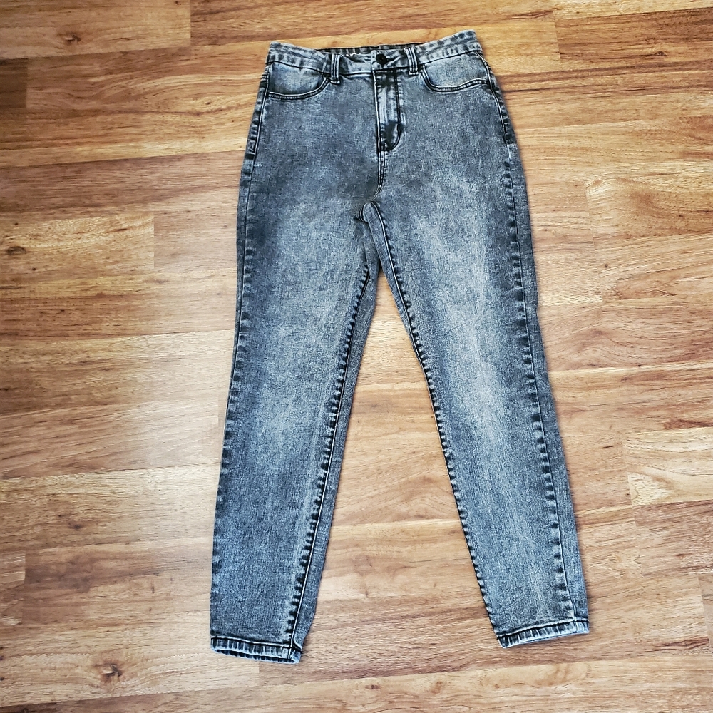 NOBO Skinny Jeans Size 9 Gray Stretch Ankle Jeans